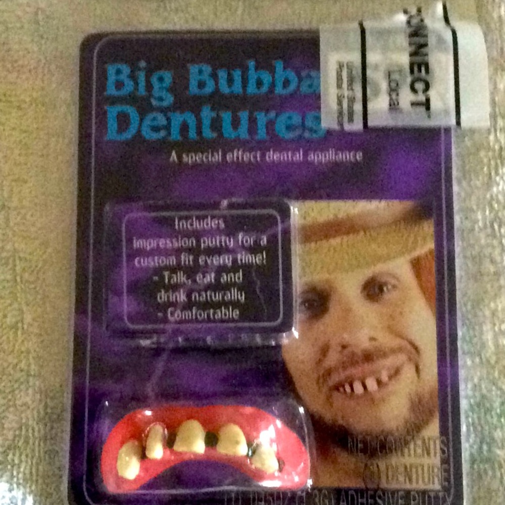 Classic 2011 NWOT Big Bubba Dentures.  Hello yall!